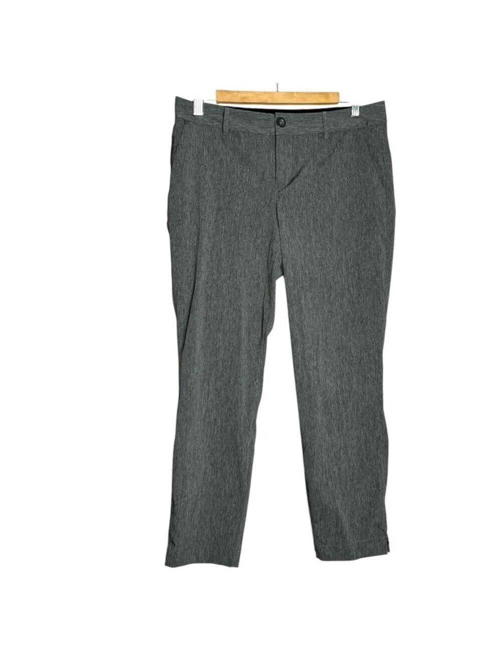 Eddie Bauer Voyager Slim Ankle Pants Women Grey Stretch Casual Travel, size 8